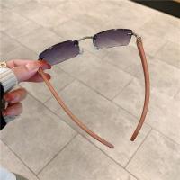 Gafas De Sol Rectangulares Punk Para Hombres Y Mujeres Estilo Trendy Sin Marco Protección UV400 Conducción Gafas De Moda Sin Marco Gradiente - details 8