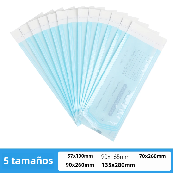 MAMBA 10/20PCS Sacos De Esterilización Desechables Auto-sellos Para Tatuaje Accesorios De Suministros De Bolsas Limpia Auto-adhesiva 5 Tamaños