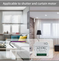Interruptor Inteligente Para Cortina WiFi Tuya Controlador Eléctrico De Rollos Tejido Para Puertas Con Función De Control Remoto APP Smart Life Compatible Con Google Home Alexa - details 7