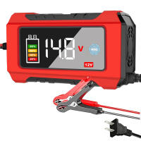 Cargador De Batería Para Coche 12V 6A Automático Con Reparación De Pulso Y Pantalla LCD Carga Inteligente Para Auto Moto Ácido Plomo - details 1