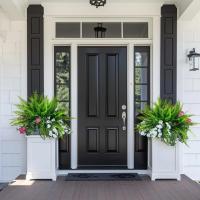 8pcs Plantas Artificiales De Ferne Persa Decoración De Habitaciones Interiores Y Jardines Falsas Hojas Verdes Ajustables Para Bodas Y Fiesta - details 7