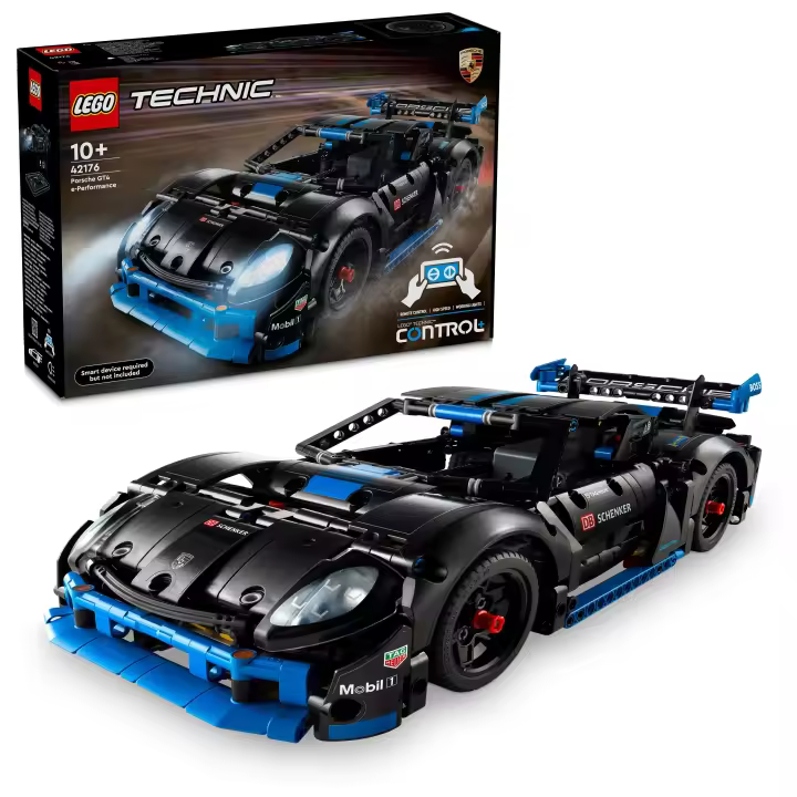 LEGO 42176 Technic Coche de Carreras Porsche GT4 e-Performance Juguete, acción teledirigida - 1