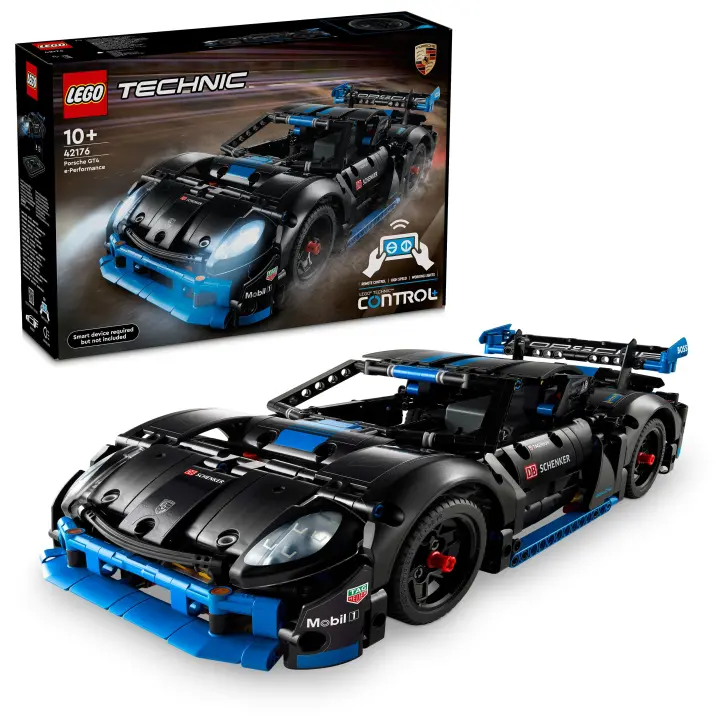 LEGO 42176 Technic Coche de Carreras Porsche GT4 e-Performance Juguete, acción teledirigida - 1