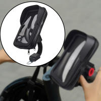 Soporte De Teléfono Móvil Para Motocicleta Impermeable Con Bolsa Y Montura Universal Diseño De Visera Solar Giratorio De 360 Grados Para Navegación En Bicicleta Accesorio Ajustable - details 1