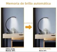 Luz De Lectura Recargable USB Bloquea La Luz Azul Con LED Ambarino Para Lectura Luz Nocturna Saludable Para Ojos Iluminación Sin Modos - details 8