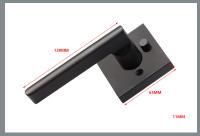 Cerradura De Puerta Para Baño Y Dormitorio Con Manija De Tres Bisagras Seguridad Universal Para Puertas De Madera Espesor 35-50mm Acero De Zinc Electroplacado - details 3