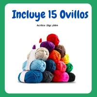 SusggO 73 Piezas Juego de Ganchillo Completo con accesorios para Principiantes, Crochet Amigurumi – Kit con Ovillos Hilos Accesorios y Bolsa Transporte - DIY para iniciacion - details 2