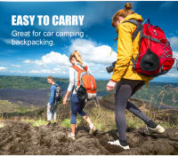 Sartén De Camping WESTTUNE De Aluminio Plato De Picnic Con Manija Plegable Portátil Cocina Al Aire Libre Herramientas De Cocina Para Senderismo - details 5