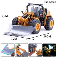 Modelo De Camión Escavador De Nieve 1/50 Escala Juguete De Vehículos De Ingeniería Con Sonido Y Luz Para Niños Regalo De Cumpleaños Metal Amarillo Tamaño Ajustable - details 9