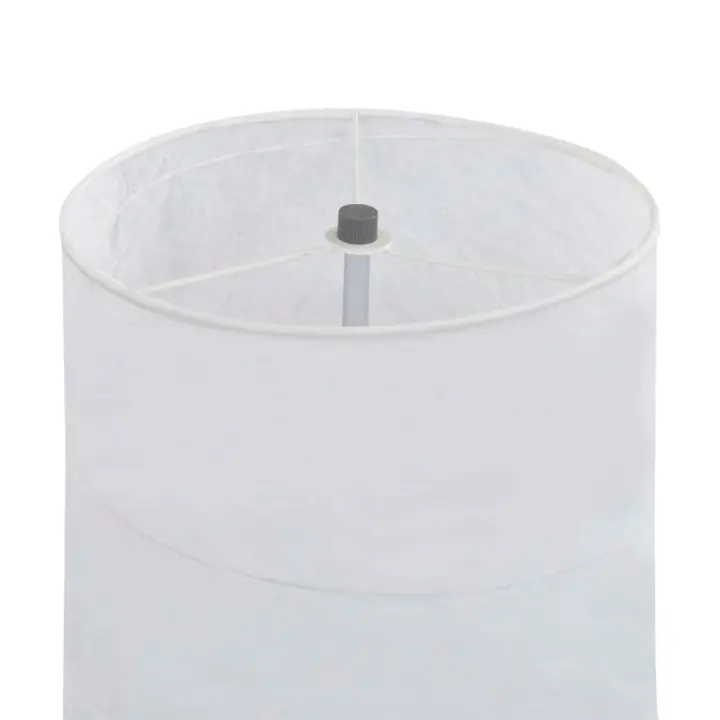 VidaXL Lámpara de pie con soporte 60W E27 blanco Ø22x121 cm - 1