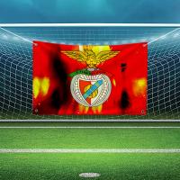Bandera Pequeña De Jardín SL B-benfica-fc Para Decoración De Habitaciones Tablón De Anuncios De Muro Polyester Impresión Single-sided - details 6