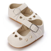 Zapatos Para Bebé Recién Nacidos Niñas Clásicos Corazón De Goma Antideslizante PU Vestido Primera Caminadora Zapatos De Cuna - details 54