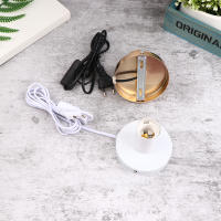 Soporte De Mesa De Metal Pulido Para Lámpara Con Cabeza De Luces Nocturnas De 1.5M Y Enchufe E27 Decoración De Mesa - details 3