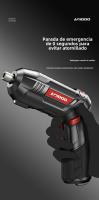 Destornillador Eléctrico Recargable Pequeño Y Potente 4.2V 6Nm 1300mAh 250rpm Sin Batería Set De Destornilladores Para DIY En El Hogar - details 15