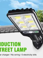 Lámpara De Muralla Solar LED 72COB Con Inducción Humana Para Jardín Terraza Garage Puerta De La Calle Luz Exterior Autónoma - details 4