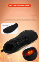 Botas De Nieve Impermeables Para Hombres Invierno Zapatos De Acampar Hasta La Rodilla Con Peluche Cálido Adecuadas Para Parejas Y Senderismo - details 9