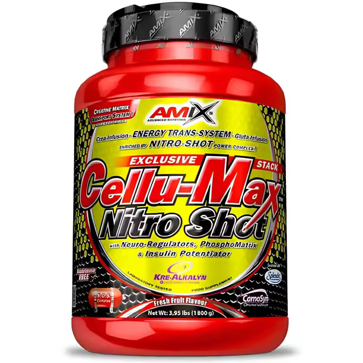AMIX CelluMax  Fórmula Avanzada de Voluminización Celular con Creatina, Glutamina, BCAA’s y Carbohidratos AMIX NUTRITION - 1