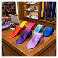 Ociodual OcioDual Corbata Negra Hombre, Corbatas de Hombre Modernas, Corbata Lisa Elegante para Traje de Boda, Negocios, Celebraciones, Eventos, Fiestas, Gravatas Hommes, Corbatas Estrechas - details 6