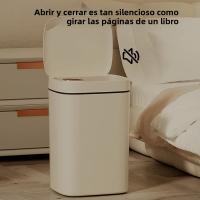 Basurero Inteligente Automático 16L Con Sensor De Movimiento Lid Para Cocina Y Baño Sin Batería Material Plástico - details 0