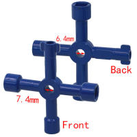 Llave De Triángulo Universal Multifuncional 4 Maneras Para Plomero Clavija Para Mangueras Caja De Medidores De Gas Y Electricidad Radiadores - details 6
