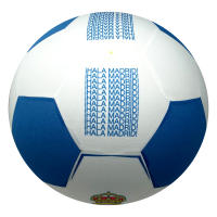 Real Madrid Balón de Fútbol Hinchable de Tela 50cm, Pelota Grande Real Madrid, Color Azul y Blanco, Balón para Niños y Niñas, Regalo Cumpleaños, Navidad, Reyes (Balón Desinflado) - details 1