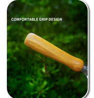 1pc Herramienta De Jardín De Acero Inoxidable Con Mango De Roble Para Malear Sembrar Transplantar Y Excavar - details 8