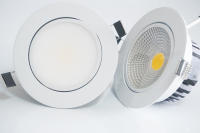 HKOSM Lámpara De Bajo Techo LED Dimmable 5W 7W 12W Cuerpo Blanco Cobertura COB 110V-220V Fijación Revestida Luz Interior - details 3