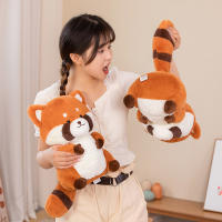 Nueva Peluche De 35cm De Raccoon Kawaii Suave Almohada De Animal Regalo De Cumpleaños O Navidad Para Niña Juguetes De Peluche - details 4