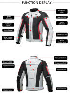 Chaqueta De Motocicleta Térmica Para Invierno Protección Contra Incidentes Ropa De Motocicleta Deportiva Para Carreras En Carretera Material Poliéster Y Nylon Unisex - details 10