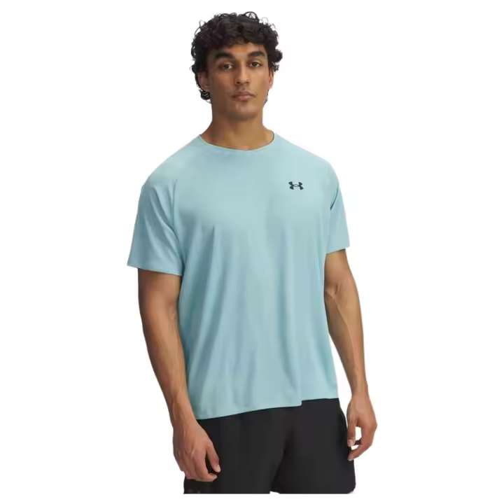 Camiseta de Manga Corta Under Armour Techâ„¢ Textured para hombre en color azul - 1