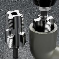 Kit De Torcedor De Tubos PVC Herramienta De Torcedor De Tubos Con Dientes Redondos 4/6 Puntos Abre Tornillos Internos Para Agua - details 0