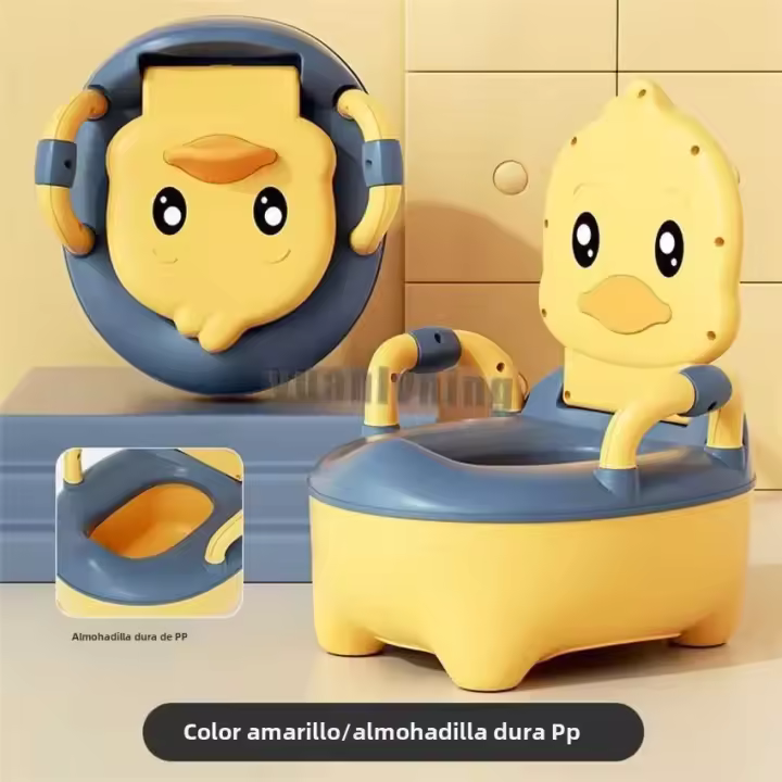 Asiento De Instrucción Para Niños Y Niños With Diseño De Pato Seguro Y Portátil Para Bebés De 1 A 6 Años - 1