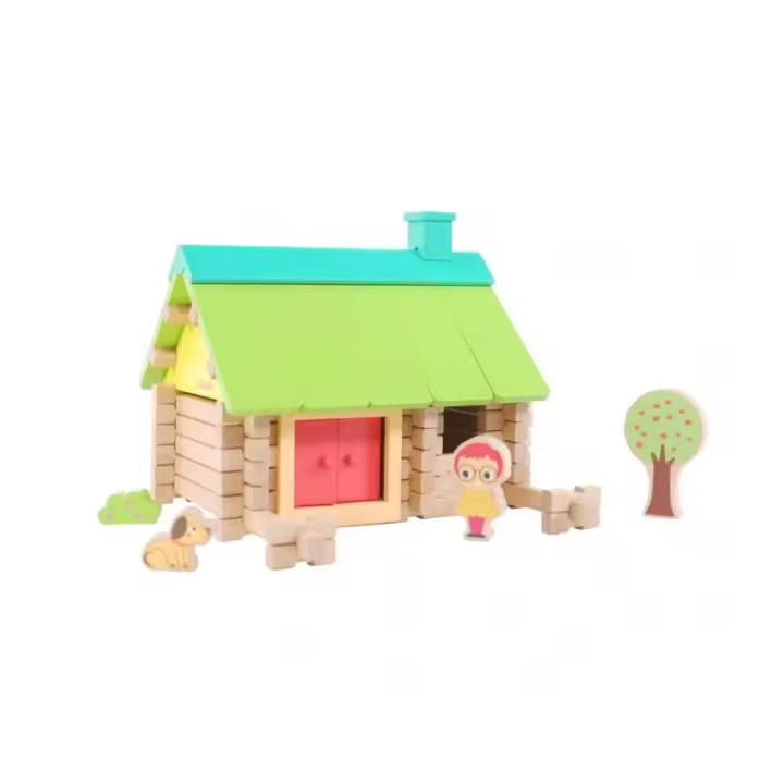Iwood Juguete de Bloques de Construcción Casa del Bosque para Niños - 1