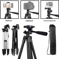 BIT Anillo de luz LED con trípode, lámpara en forma de aro con soporte para el teléfono móvil, apta para selfis, vídeos de YouTube y fotografía - details 1