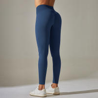 Leggings De Yoga Para Mujer Levantamiento De Glúteos Gimnasio Pantalones De Deporte Cintura Alta Fitness Leggings Transparentes Ejercicio Running - details 24