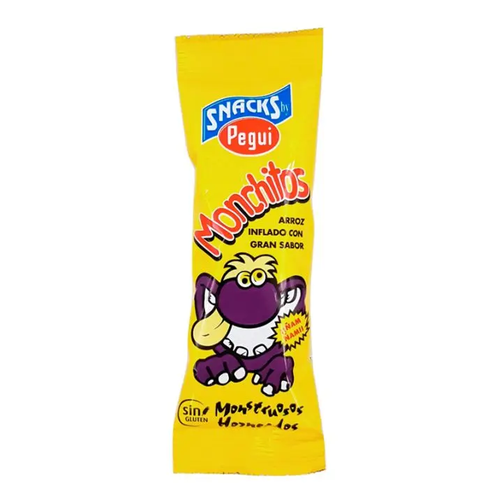 Monchitos. Bolsa de 50 unidades x 10g. Arroz inflado con gran sabor - 1