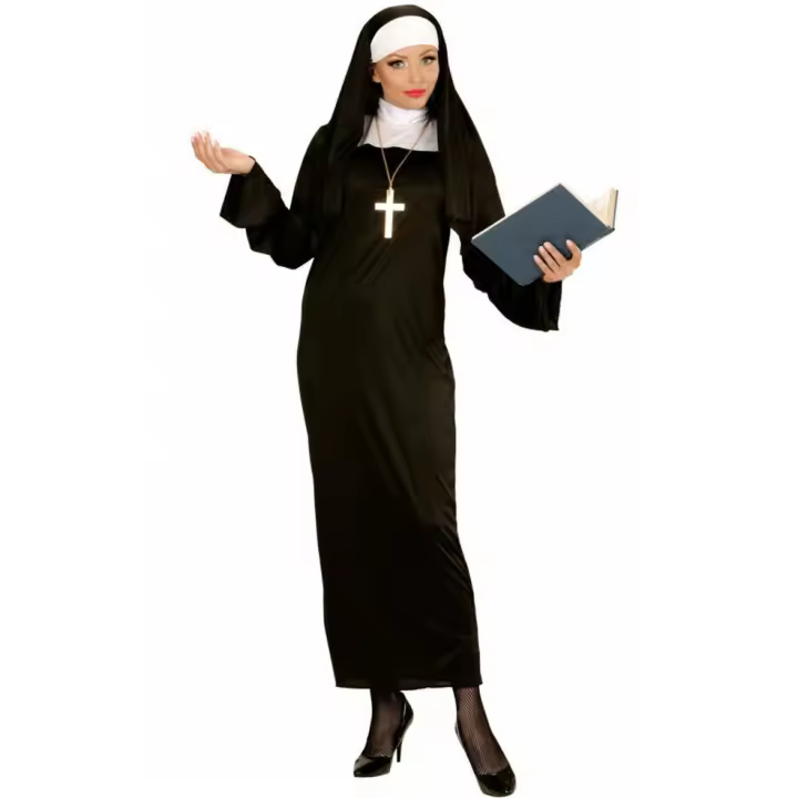 Disfraz de Monja Hábito para mujer (Widmann) - 1