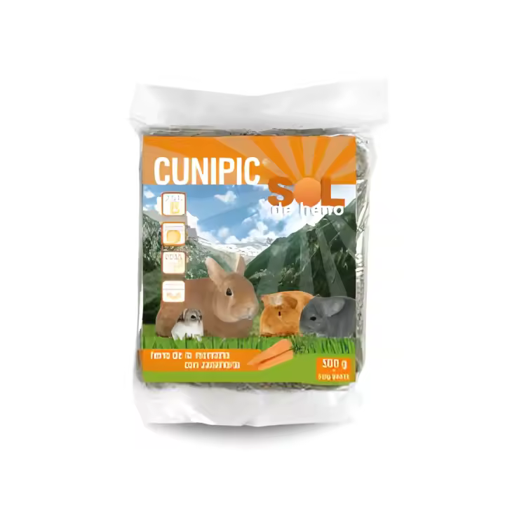 Heno Sol Zanahoria Conejos y Roedores CUNIPIC 500 gr - 1