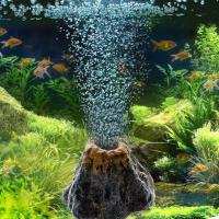Piedra De Burbujas Volcánica Para Acuario Decoración De Aire Oxígeno Bomba De Aire Para Tanque De Peces Tamaño 7*5cm Material De Resina - details 0