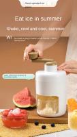 Small Ice Shaver Manual Portable Hand-cranked Kitchen Tool for Household Use Ice Crusher for Milkshakes And Smoothies PP Material - details 7