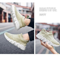 Zapatillas De Tenis Para Niños Y Niñas Alpargatas Deportivas De Alta Top Knitted Moda Casual Transpirables Talla True Fit - details 13