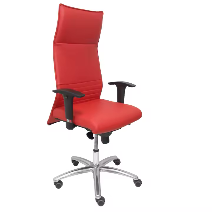 Piqueras Y Crespo Sillón de Dirección Ergonómico y Crespo Similpiel Rojo - 1