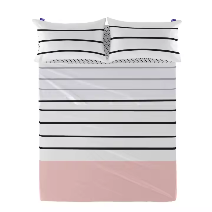 Happyfriday- Blush Sábana, Sábanas 100% Algodón, calidad de 150 TC, Fabricado en España (No incluye fundas de almohada) - 1