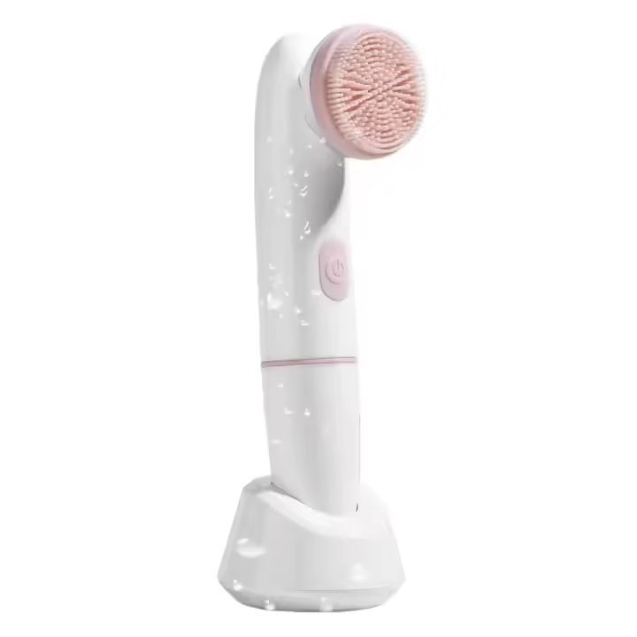 Facial para el cuidado de la piel, herramienta de masaje de vibración sónica 2 en 1, Limpiador de Poros y acné y espinillas de silicona - 1