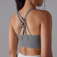 Sujetador Deportivo Para Mujer Alta Soporte Impacto Yoga Running Quick Dry Top Deporte Gimnasio Padded Bralette Sexy - details 58