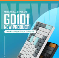 Teclado Mecánico Aigo GD101 100 Teclas Con Cable USB Y Conexión Inalámbrica 2.4 Para Juego Y Oficina Compatible Con PC Y Laptop - details 1