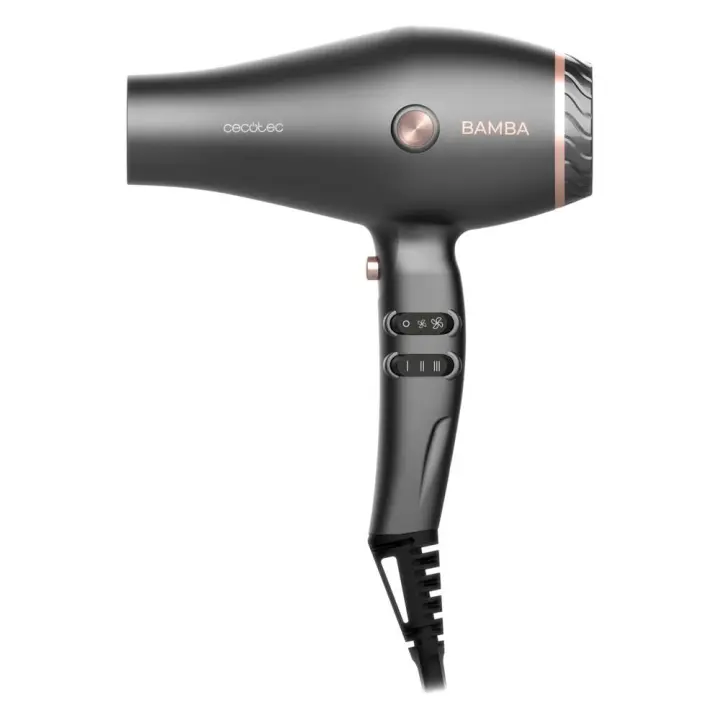 Secador de Pelo Bamba IoniCare Harmony 2600 W con Tecnología Iónica, 2 Boquillas y Difusor - Cecotec - 1