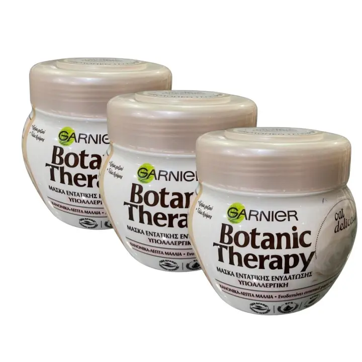 PACK AHORRO 3 UNIDADES GARNIER BOTANIC THERAPY MASCARILLA LECHE DE AVENA 300 ml - 1
