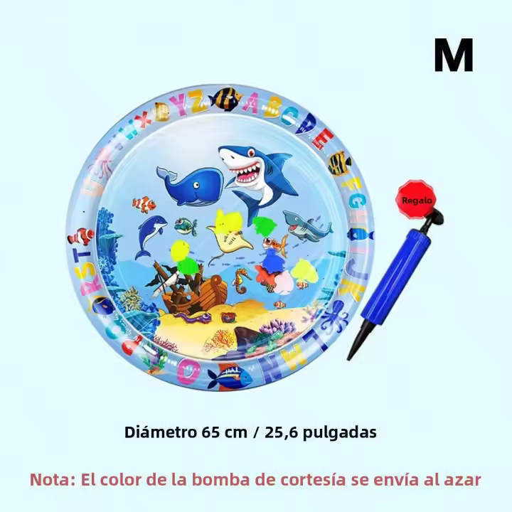 Tapete Interactivo Para Gatos Splash-Proof Con Diseño De Pez Flotante Juguete De Agua Para Alivio Sensorial Y Diversion Interior - 1