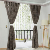 Cortinas De Tulle Sombreadas Con Vinateras Para Decoración De Sala De Estar Y Cocina Modernas Cortinas De Voile Organza Transparentes Para Ventanas Estilo Europeo Y Americano - details 37